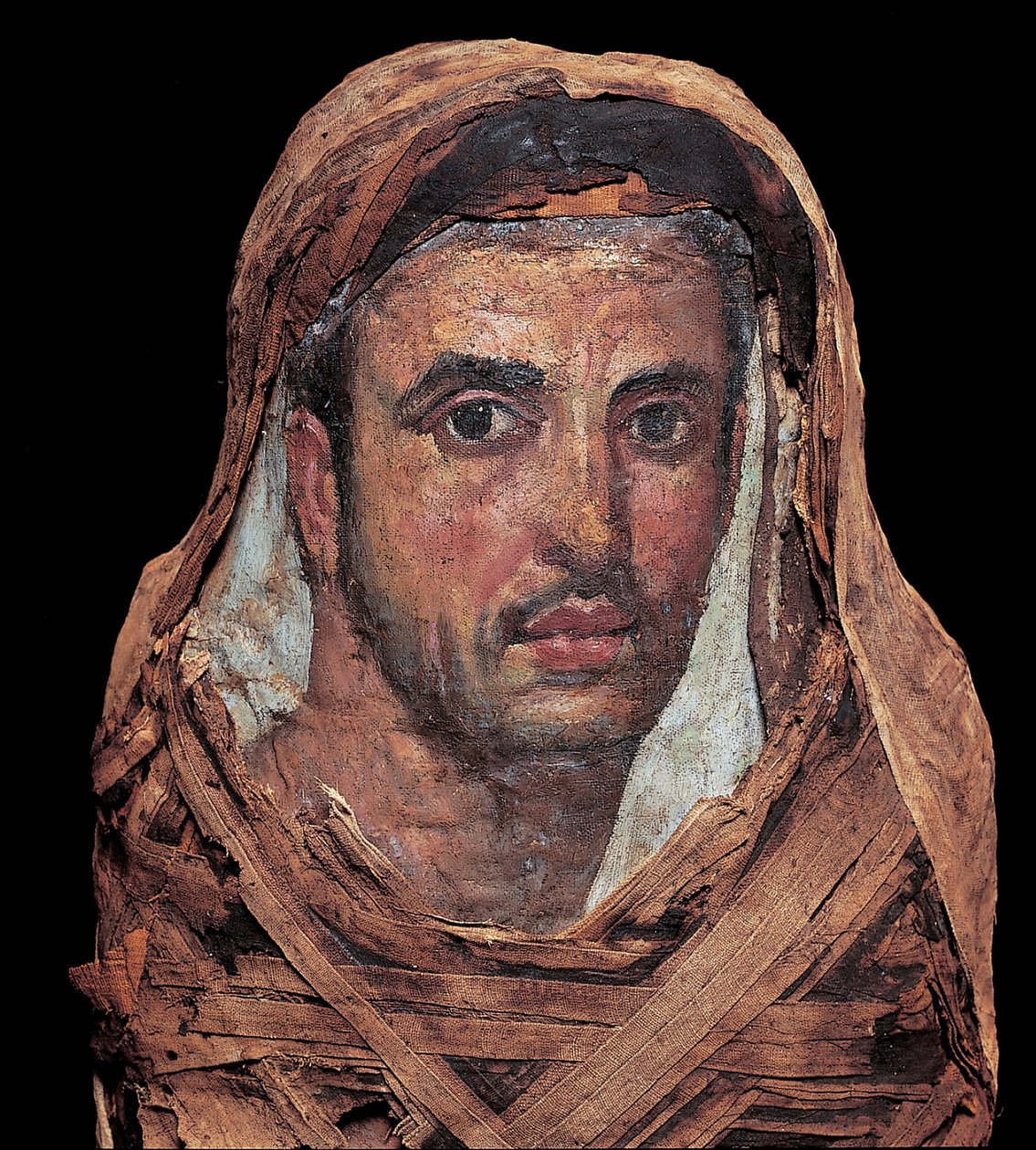 Mummieportret van een man door Unbekannt Unbekannt