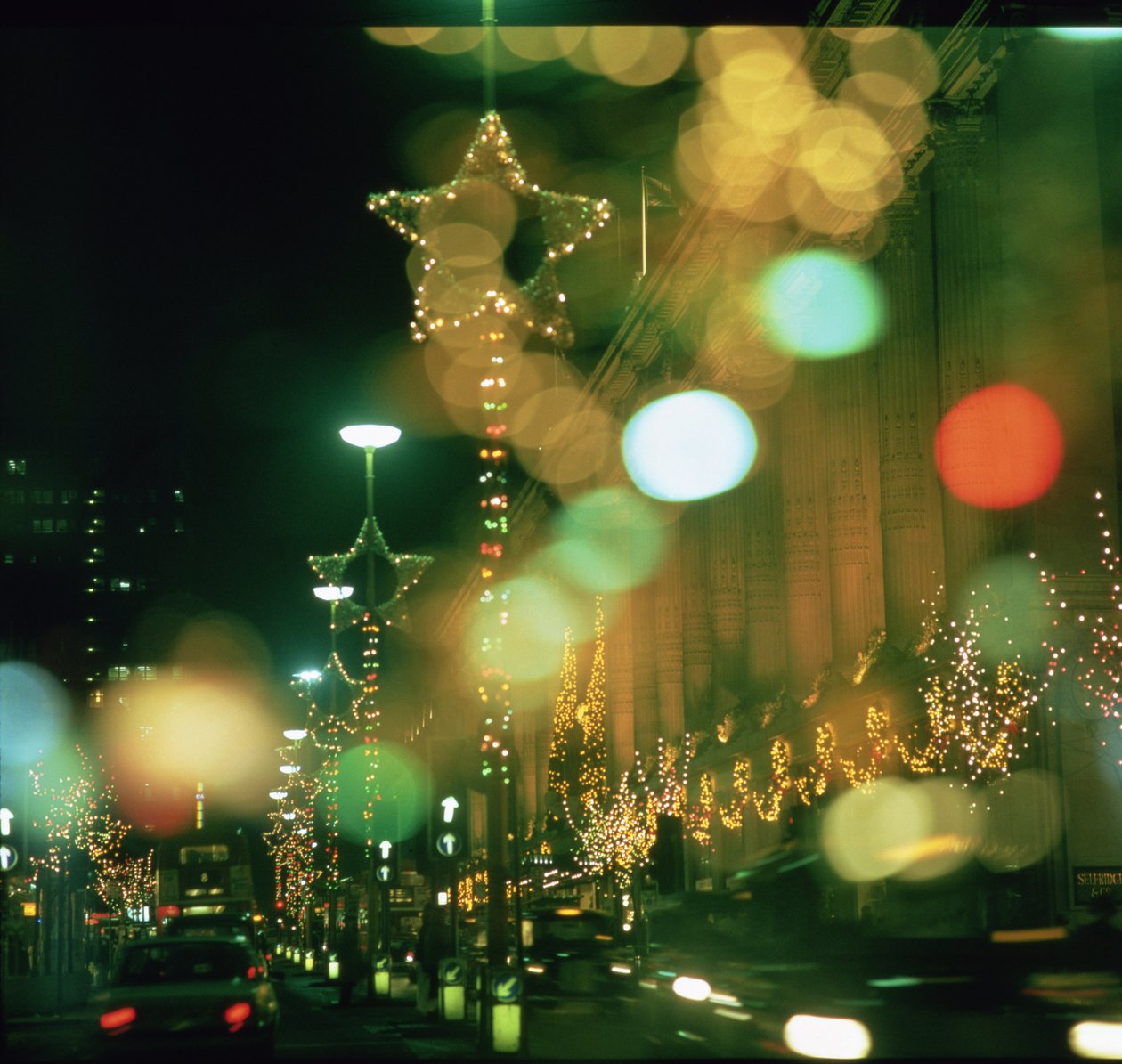 Oxford Street met Kerstmis door Unbekannt Unbekannt