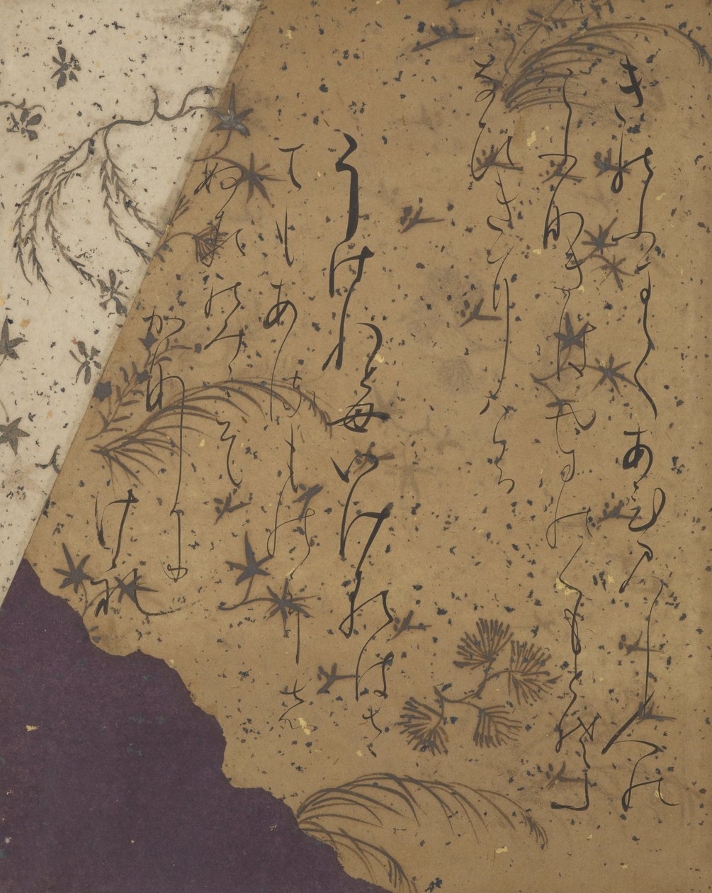 Pagina uit de Ishiyama-gire door Unbekannt Unbekannt