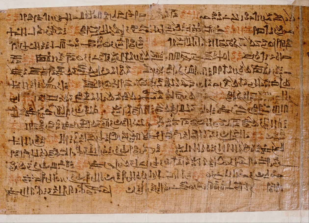 Papyrus van Ipoewer door Unbekannt Unbekannt