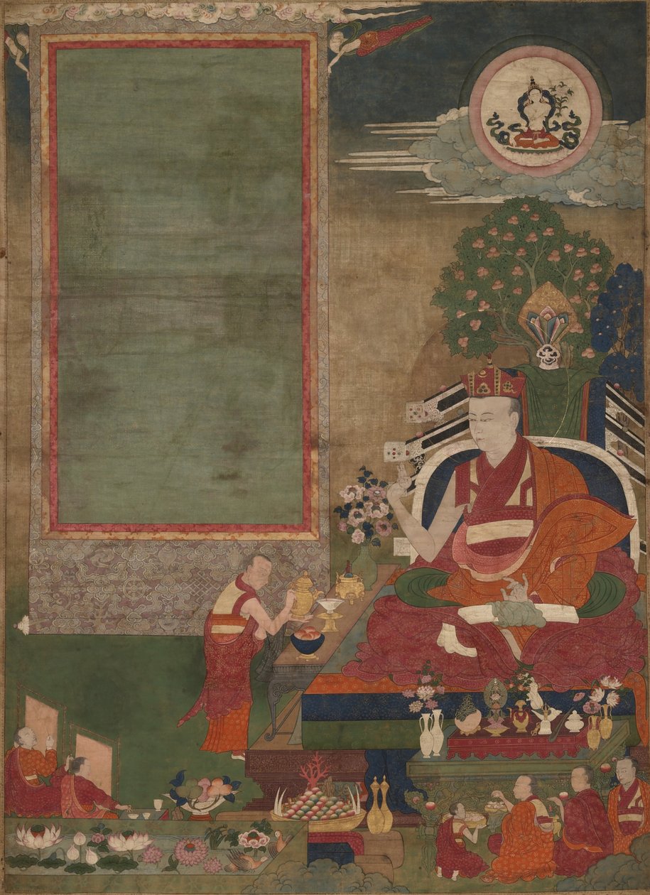 Patroon van de kunsten, Situ Panchen Chokyi Jungne (1699-1774) door Unbekannt Unbekannt