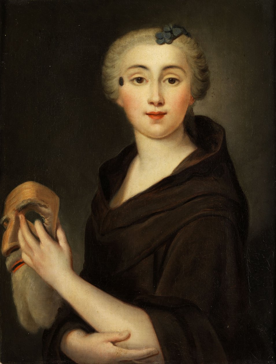 Portret van een dame door Unbekannt Unbekannt
