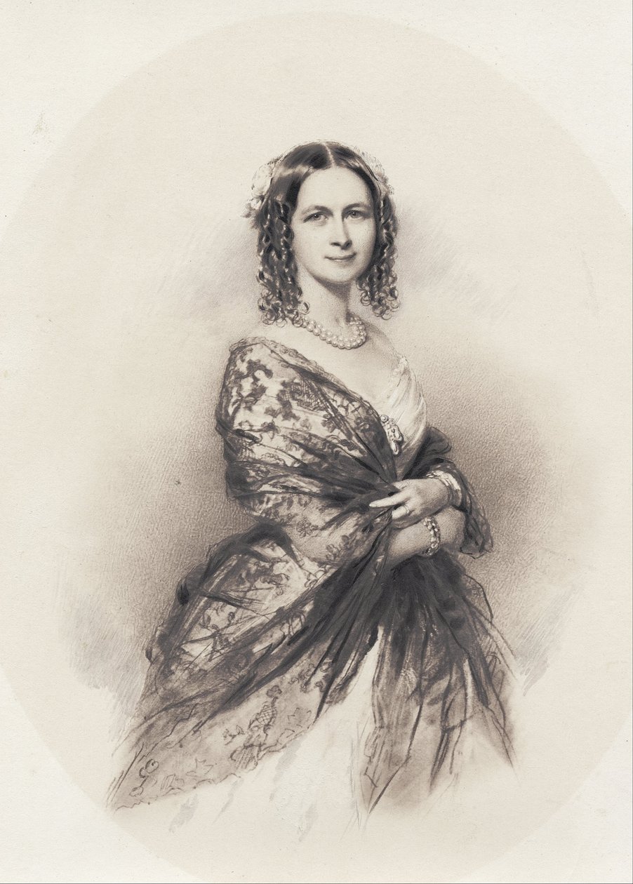 Portret van operazangeres Jenny Lind door Unbekannt Unbekannt