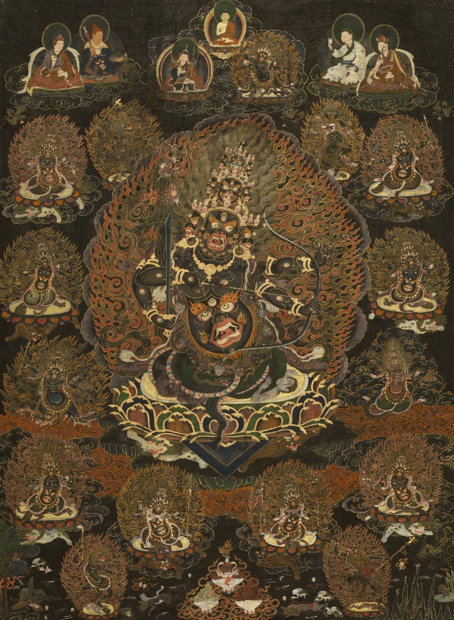 Rahula en zijn Vergadering door Unbekannt Unbekannt