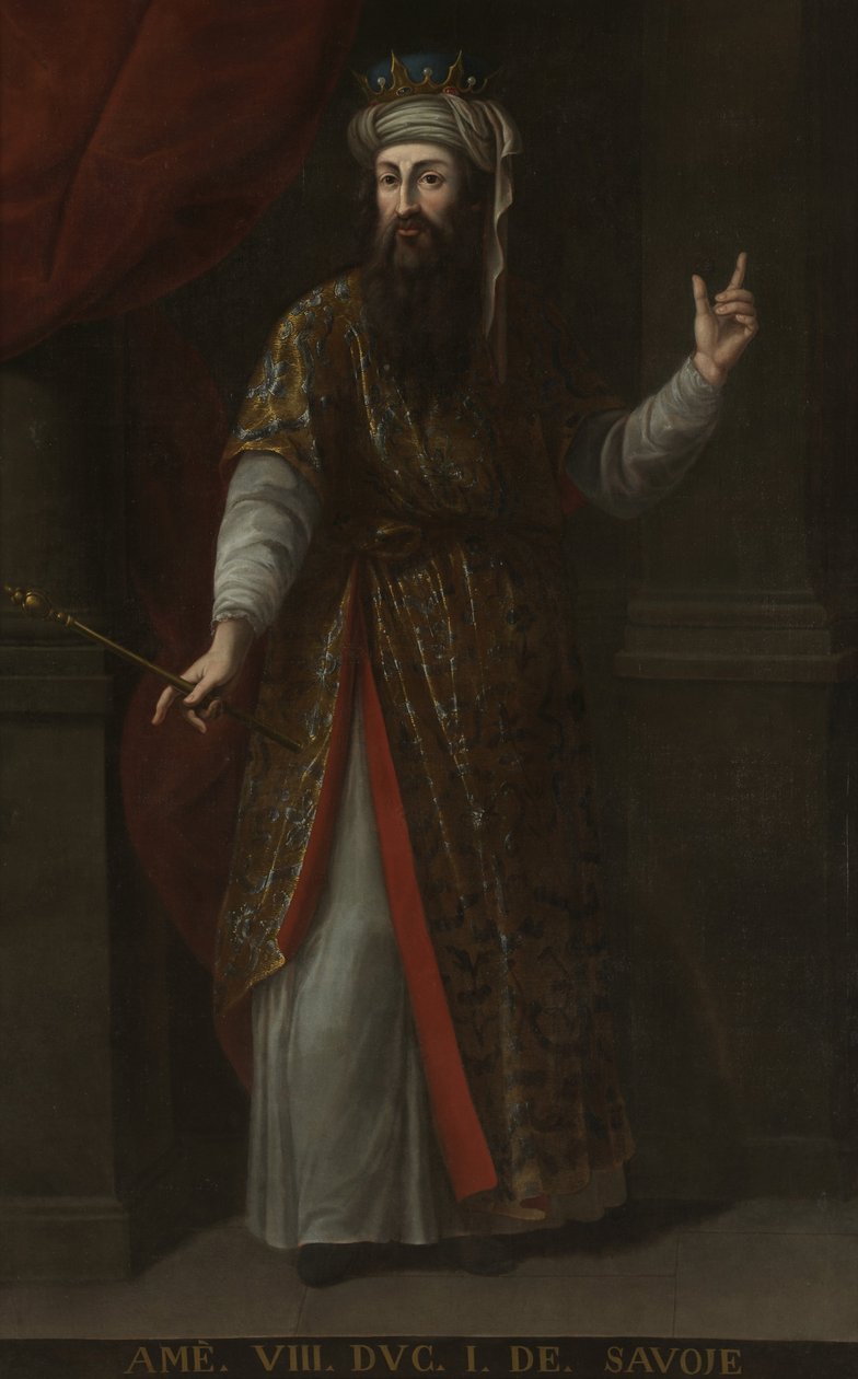 Portret van Amedeo VIII door Unbekannt Unbekannt