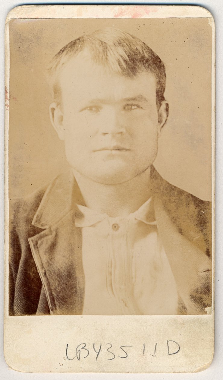Robert LeRoy Parker, alias Butch Cassidy, 1893 door Unbekannt Unbekannt