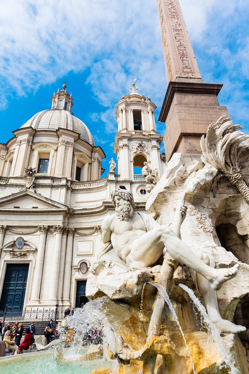 Rome, Italië. Piazza Navona. door Unbekannt Unbekannt