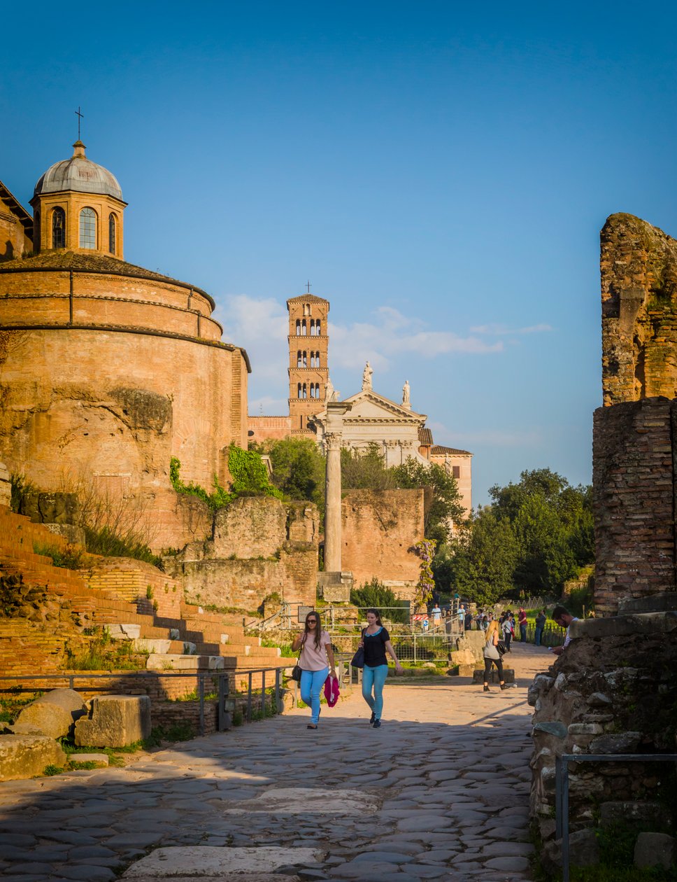 Rome, Italië. Romeins Forum. door Unbekannt Unbekannt