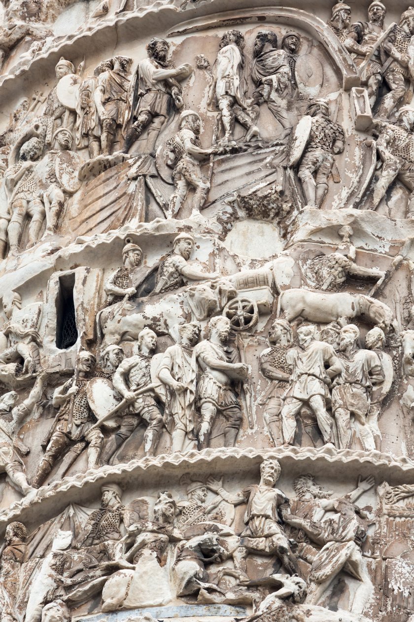 Rome, Italië. Zuil van Trajanus door Unbekannt Unbekannt