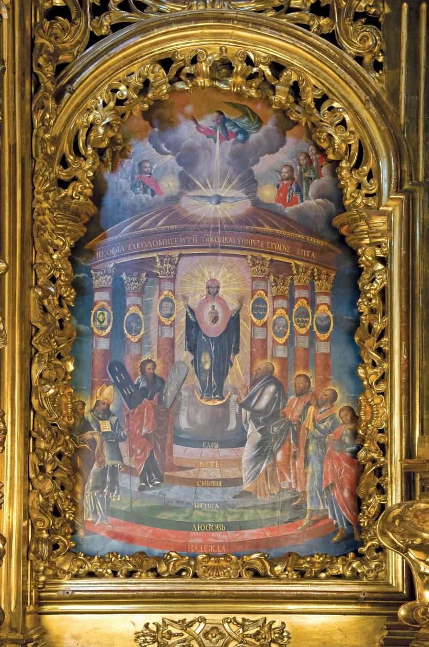 Sint Sophia De Wijsheid van God door Unbekannt Unbekannt