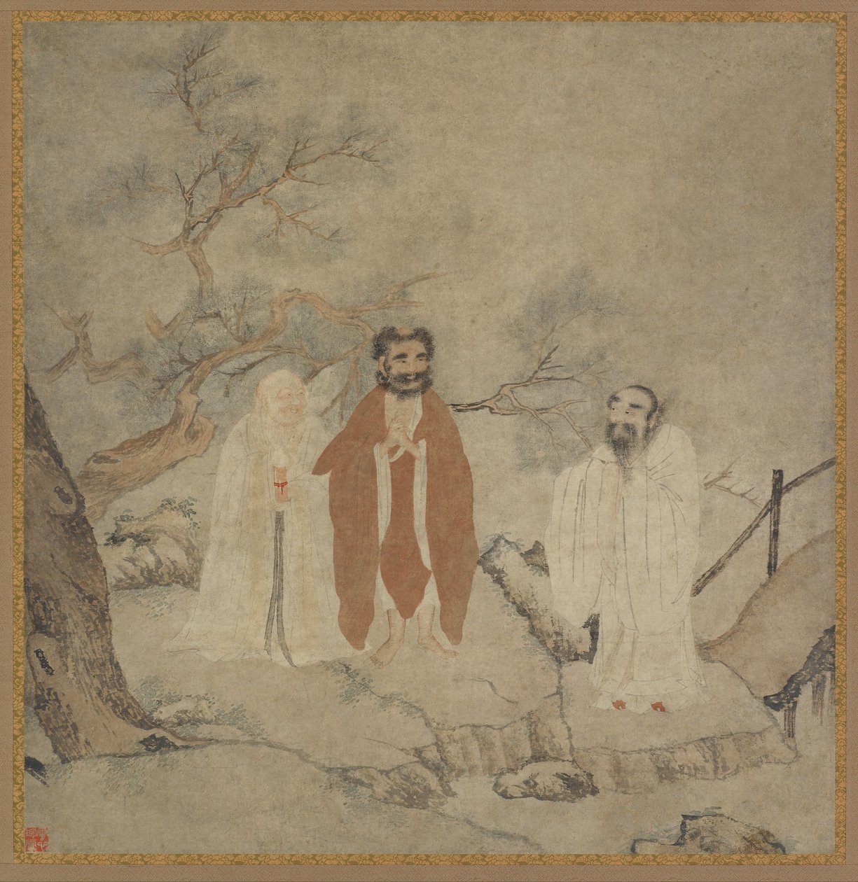 Sakyamuni, Lao Tzu en Confucius door Unbekannt Unbekannt