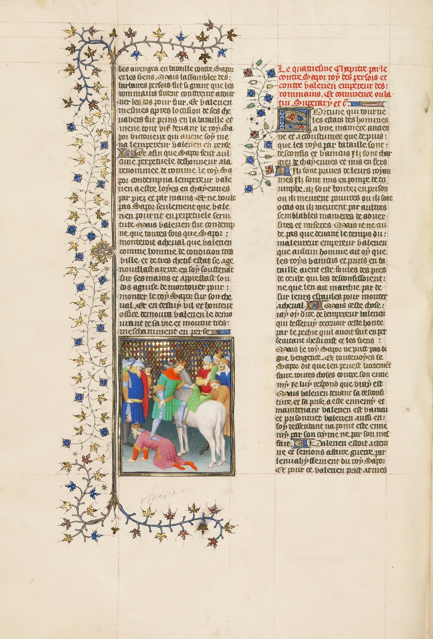 Shapur, Koning van Perzië, Vernedert de Romeinse Keizer Valerianus door Unbekannt Unbekannt