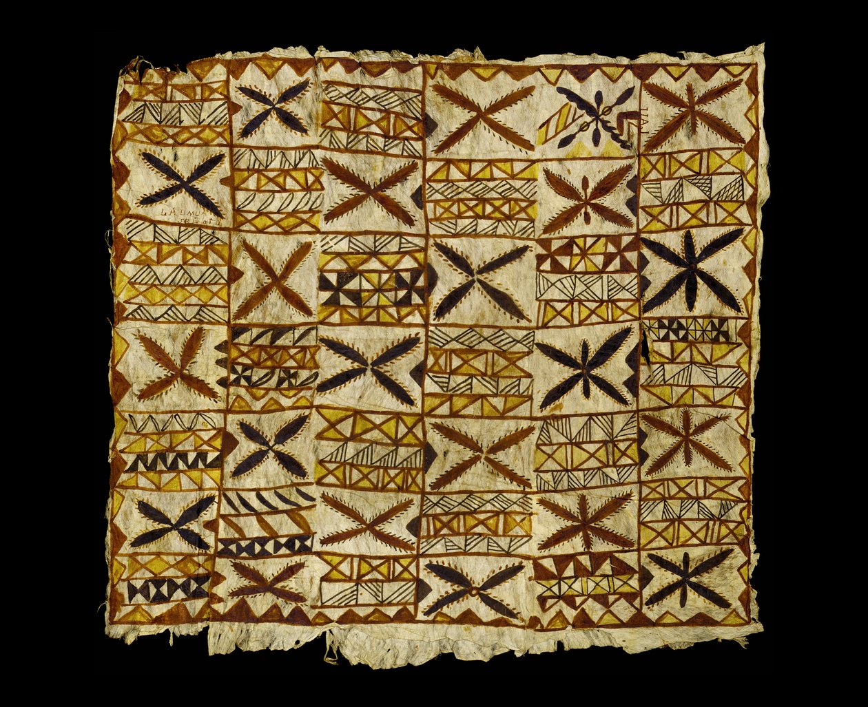 Siapo mamanu (tapa doek) door Unbekannt Unbekannt