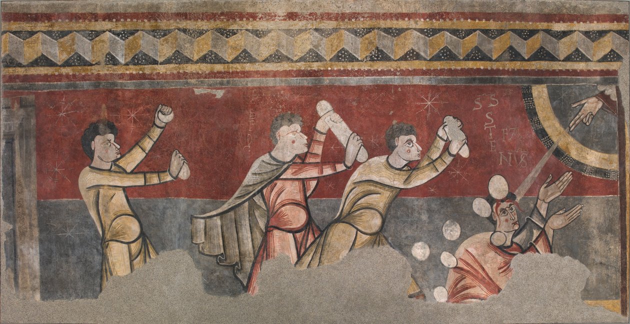 Steniging van Sint Stefanus van Sant Joan de Boí door Unbekannt Unbekannt