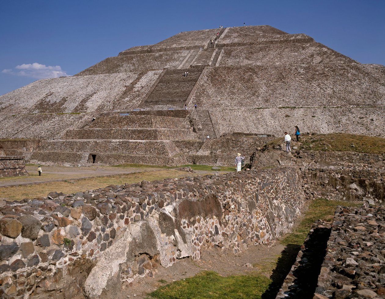 Teotihuacan, Mexico door Unbekannt Unbekannt