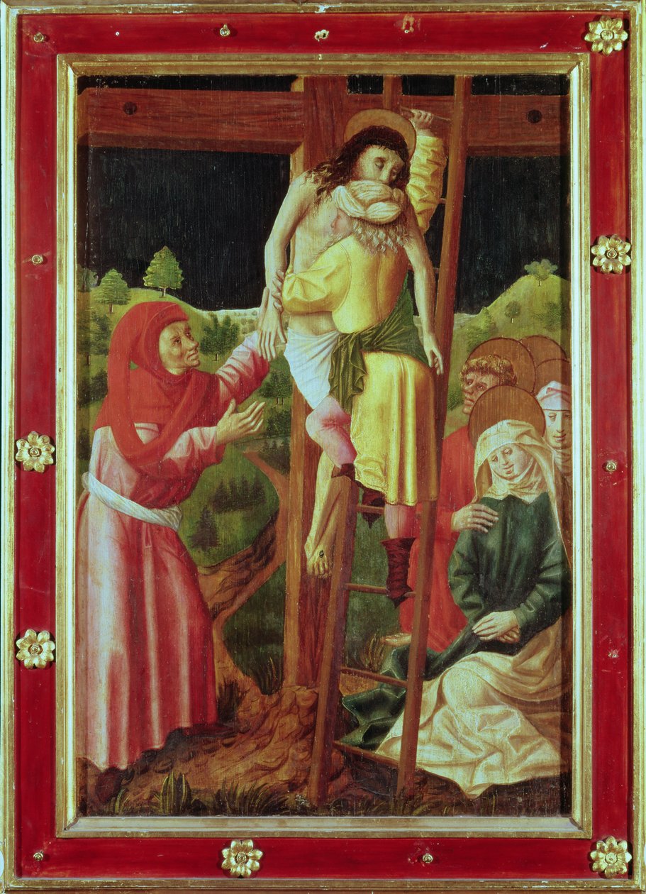 De kruisafneming, ca. 1490 door Unbekannt Unbekannt