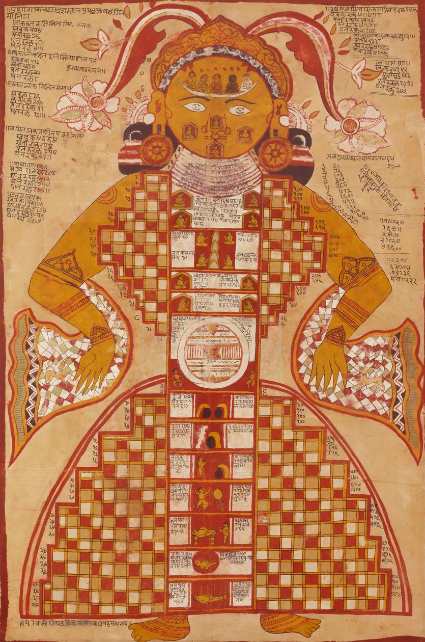 Yantra Schilderij door Unbekannt Unbekannt
