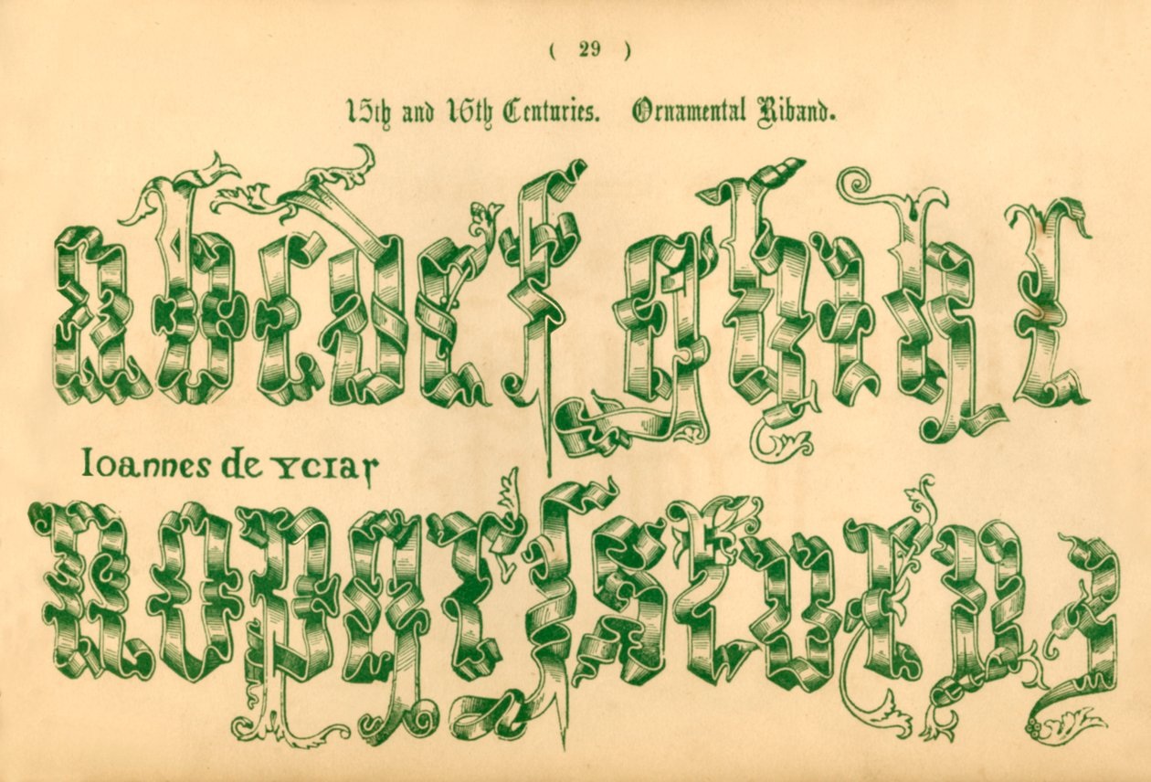 15e en 16e eeuw. Sierlint, 1862 door Unbekannt