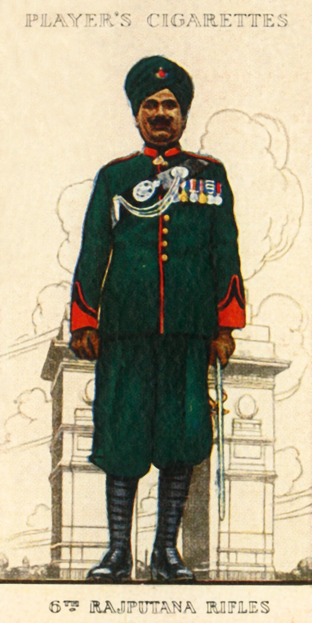 6e Rajputana Rifles, 1936 door Unbekannt