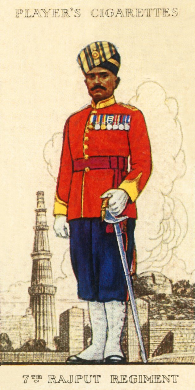 7e Rajput Regiment door Unbekannt