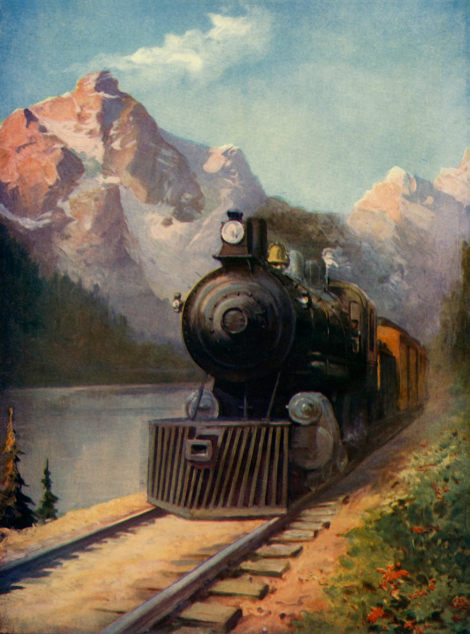 Een Canadian Pacific Transcontinental Express, 1930 door Unbekannt