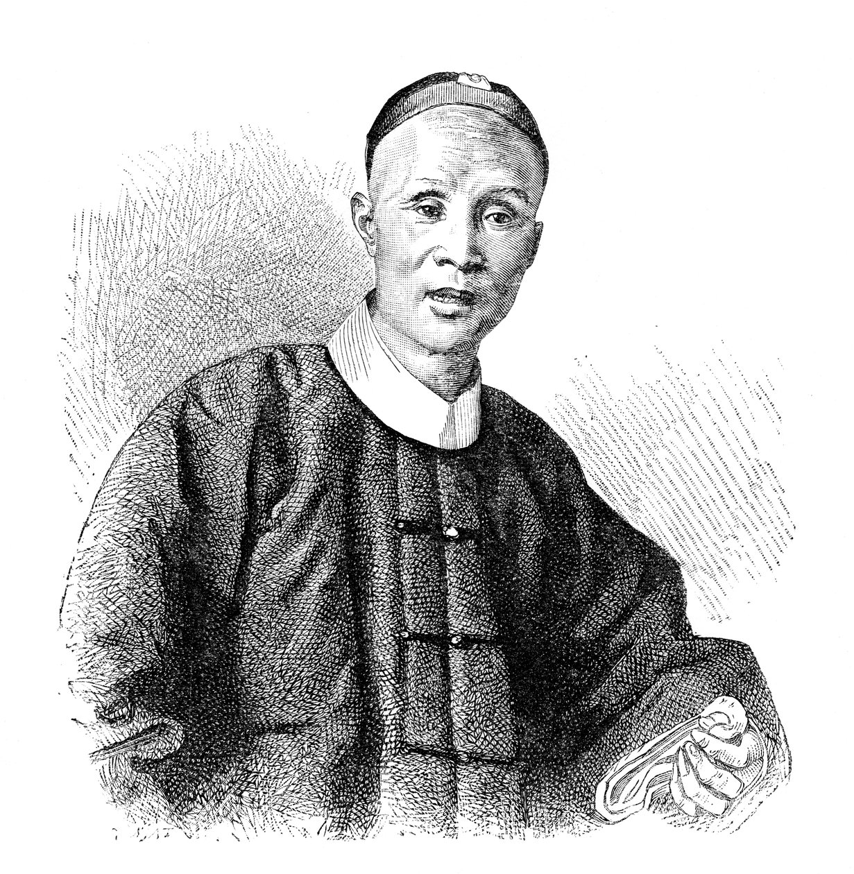 Een Chinese geleerde, ca. 1890 door Unbekannt