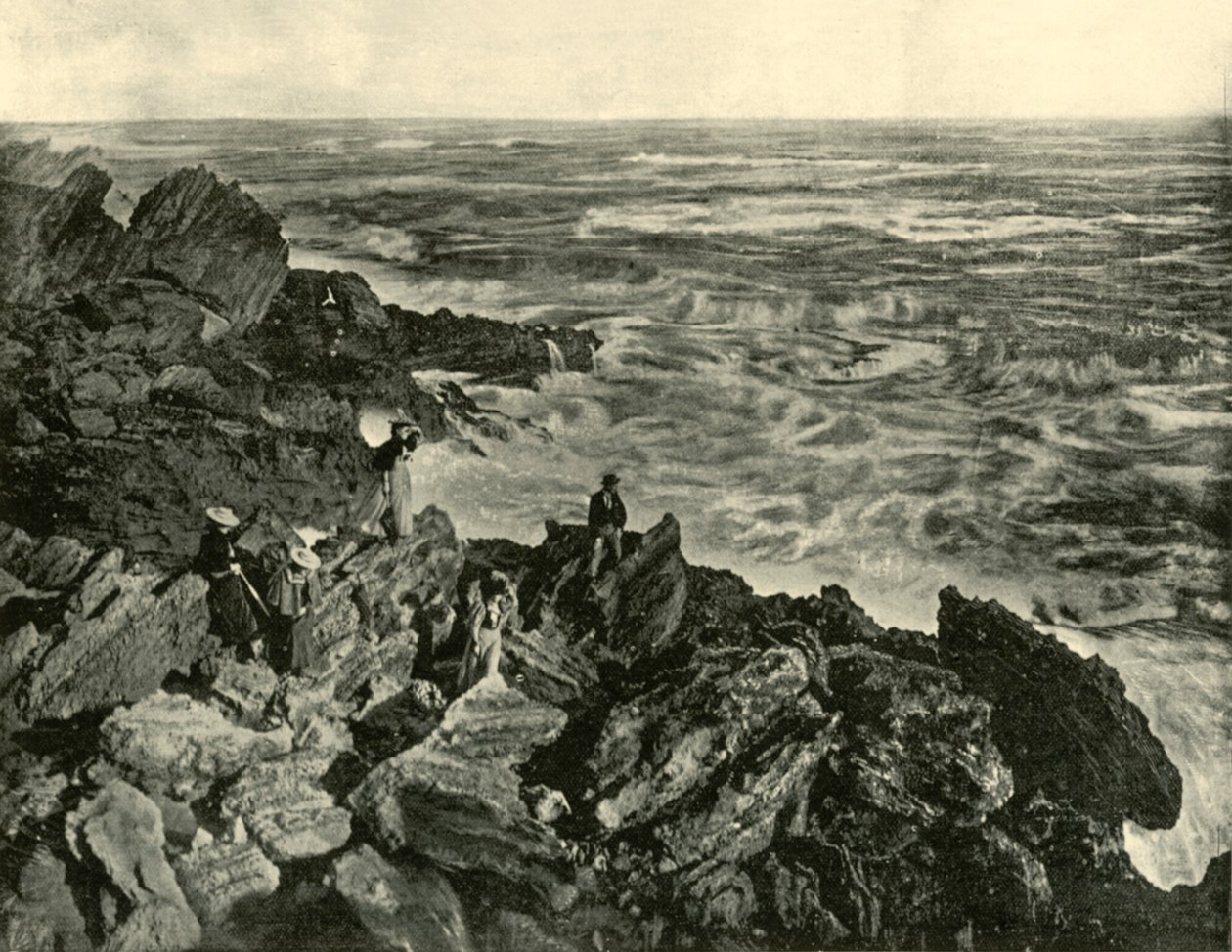 Een kustscène bij Warrnambool, 1901 door Unbekannt
