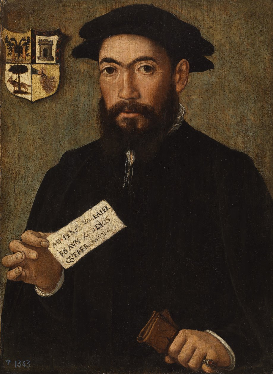 Een Conquistador, 1525-1535 door Unbekannt
