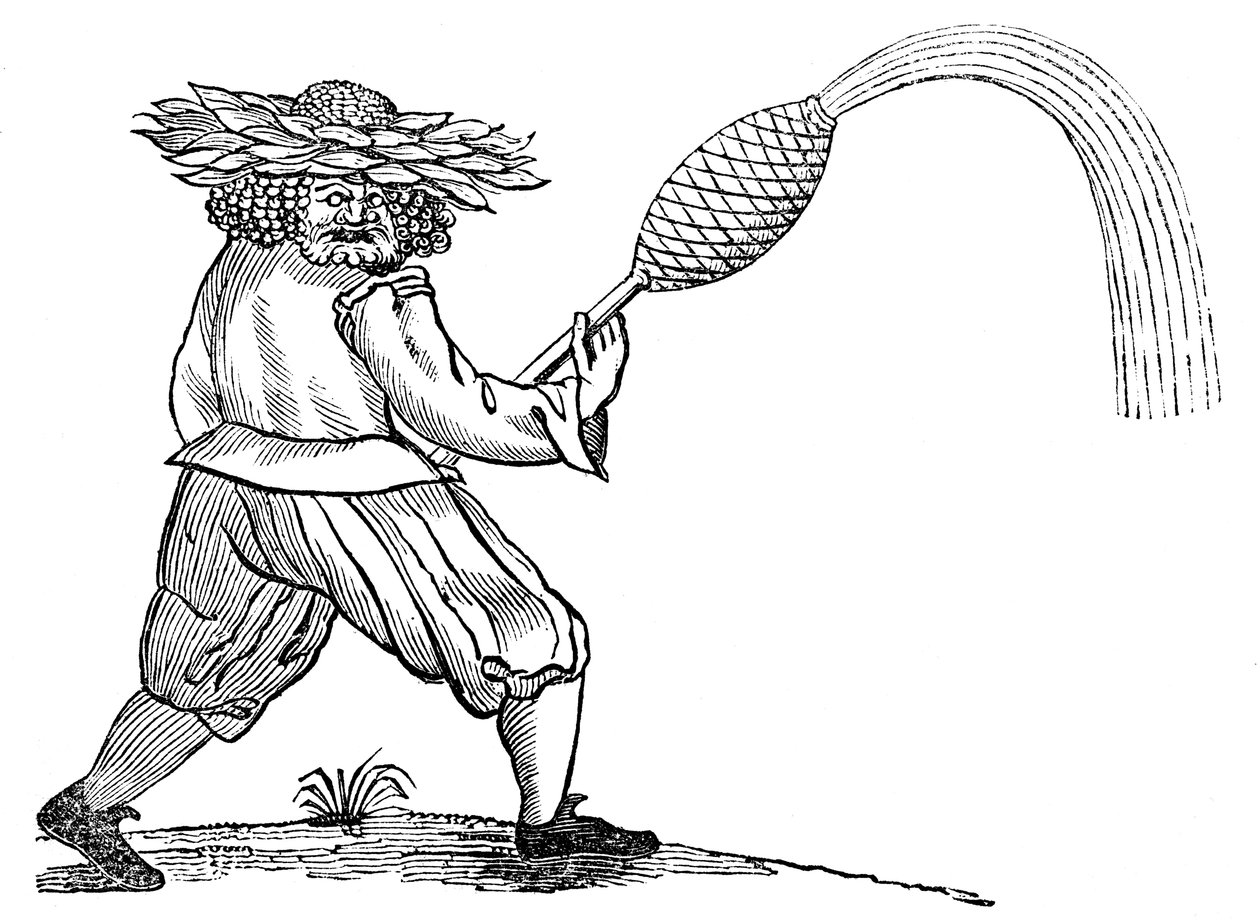 Een groene man, 1833 door Unbekannt
