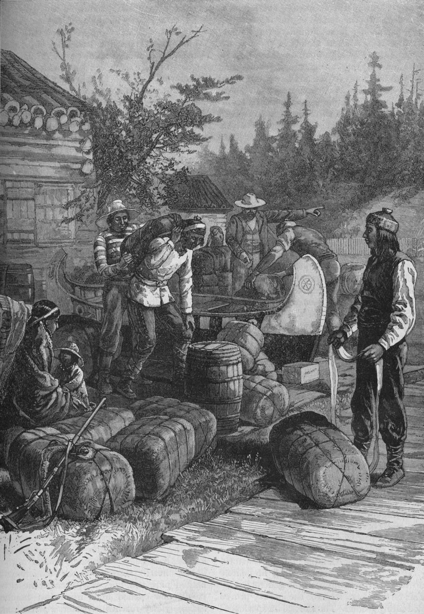 Een Post van de Hudson Bay Company door Unbekannt