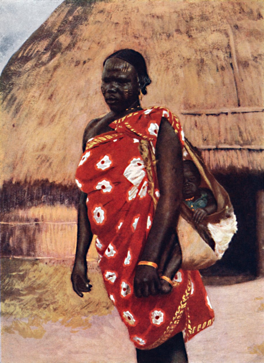 Een Lendu-vrouw, 1912 door Unbekannt
