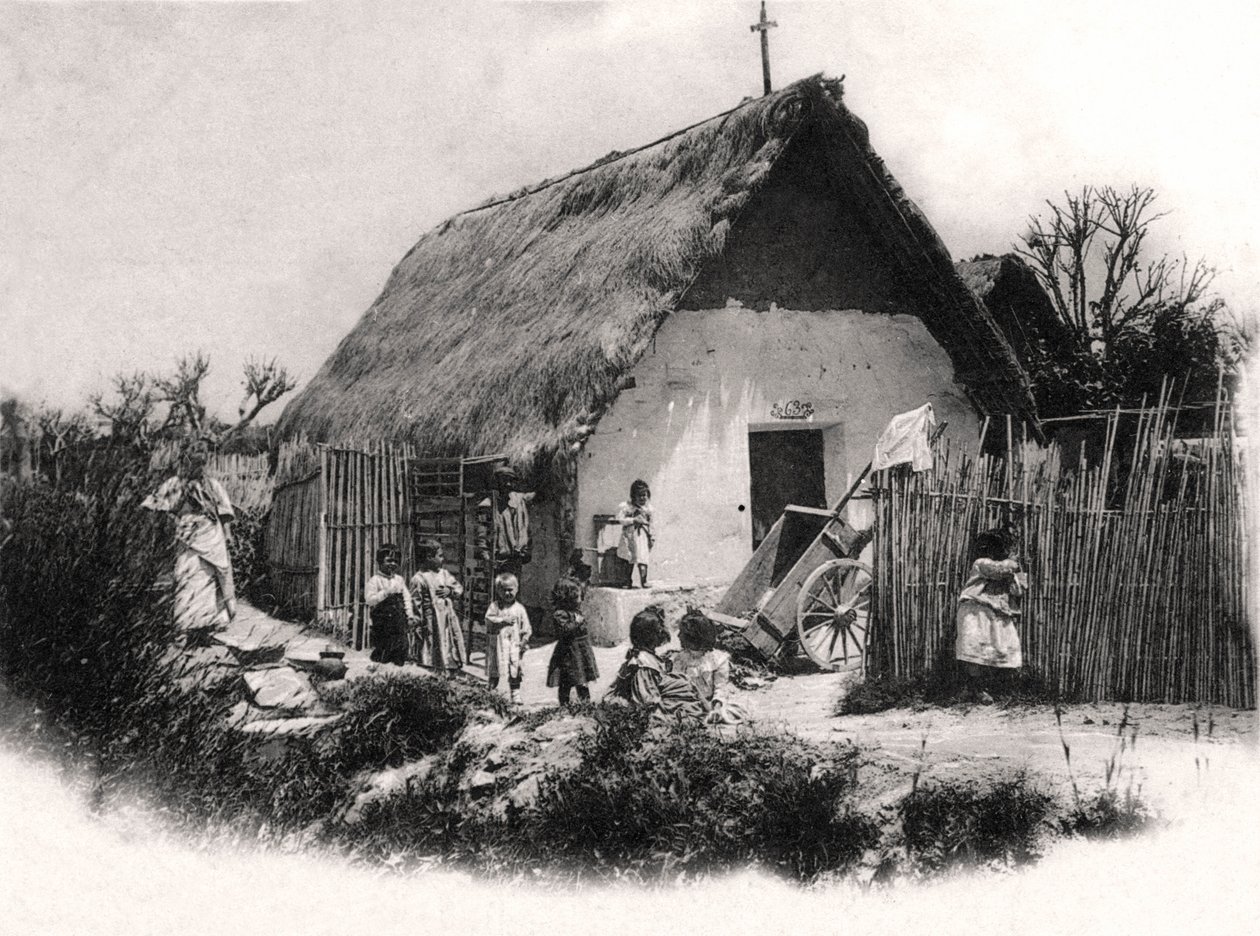 Een Zuid-Amerikaanse Hut, ca. 1900s door Unbekannt