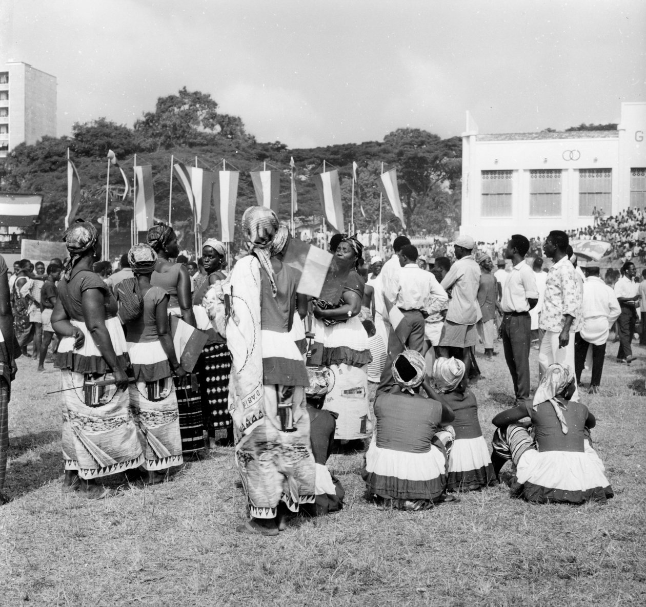 Een feest in Algerije, 1957 door Unbekannt