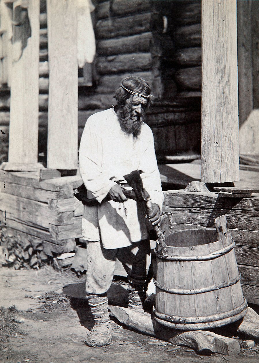 Een boer, 1890s door Unbekannt