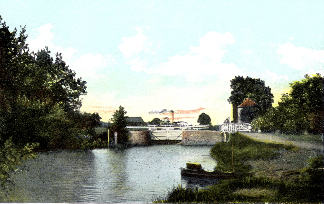 Abingdon Lock, Oxfordshire door Unbekannt