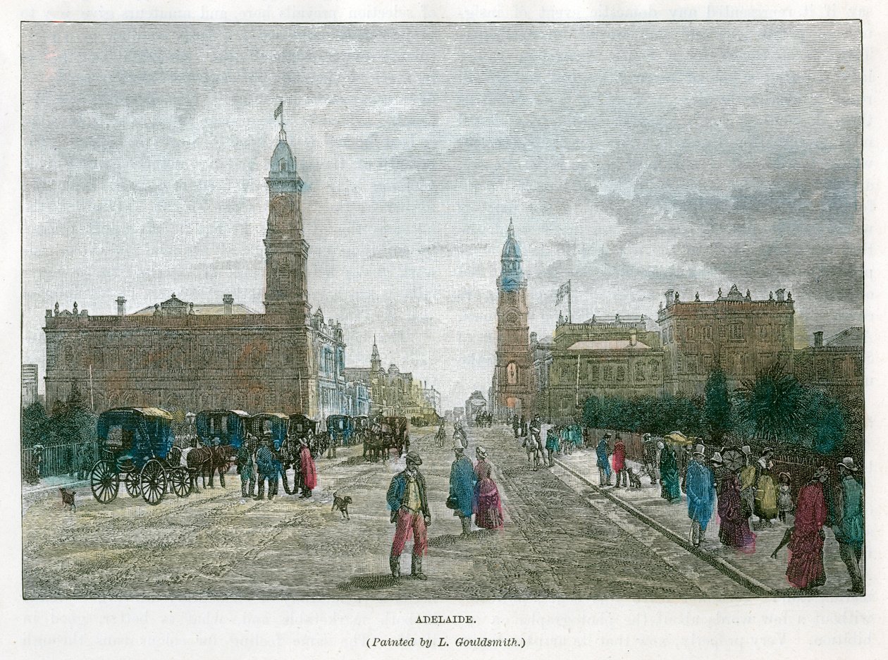 Adelaide, Zuid-Australië, Australië, ca. 1890 door Unbekannt