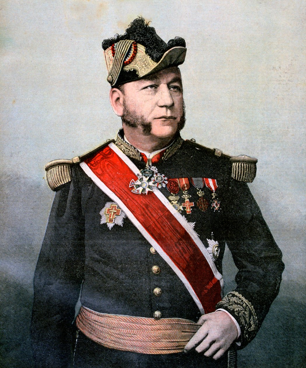 Admiraal Humann, Franse commandant van de Verre Oosten Vloot, 1893 door Unbekannt