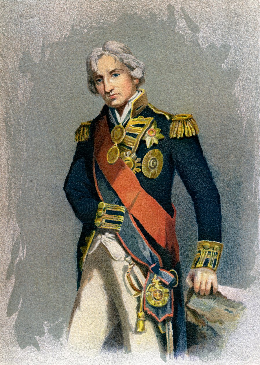 Admiraal Lord Nelson door Unbekannt