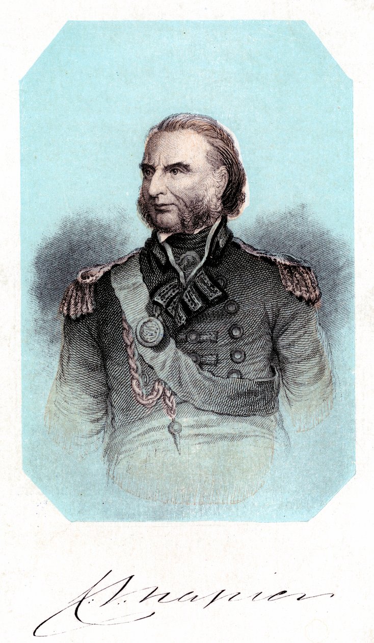 Admiraal Sir Charles John Napier 1786-1860, 19e eeuw door Unbekannt
