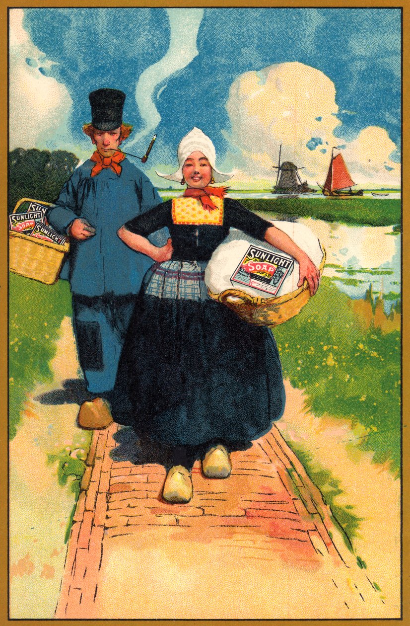 Advertentie voor Sunlight Soap, ca. 1900s door Unbekannt