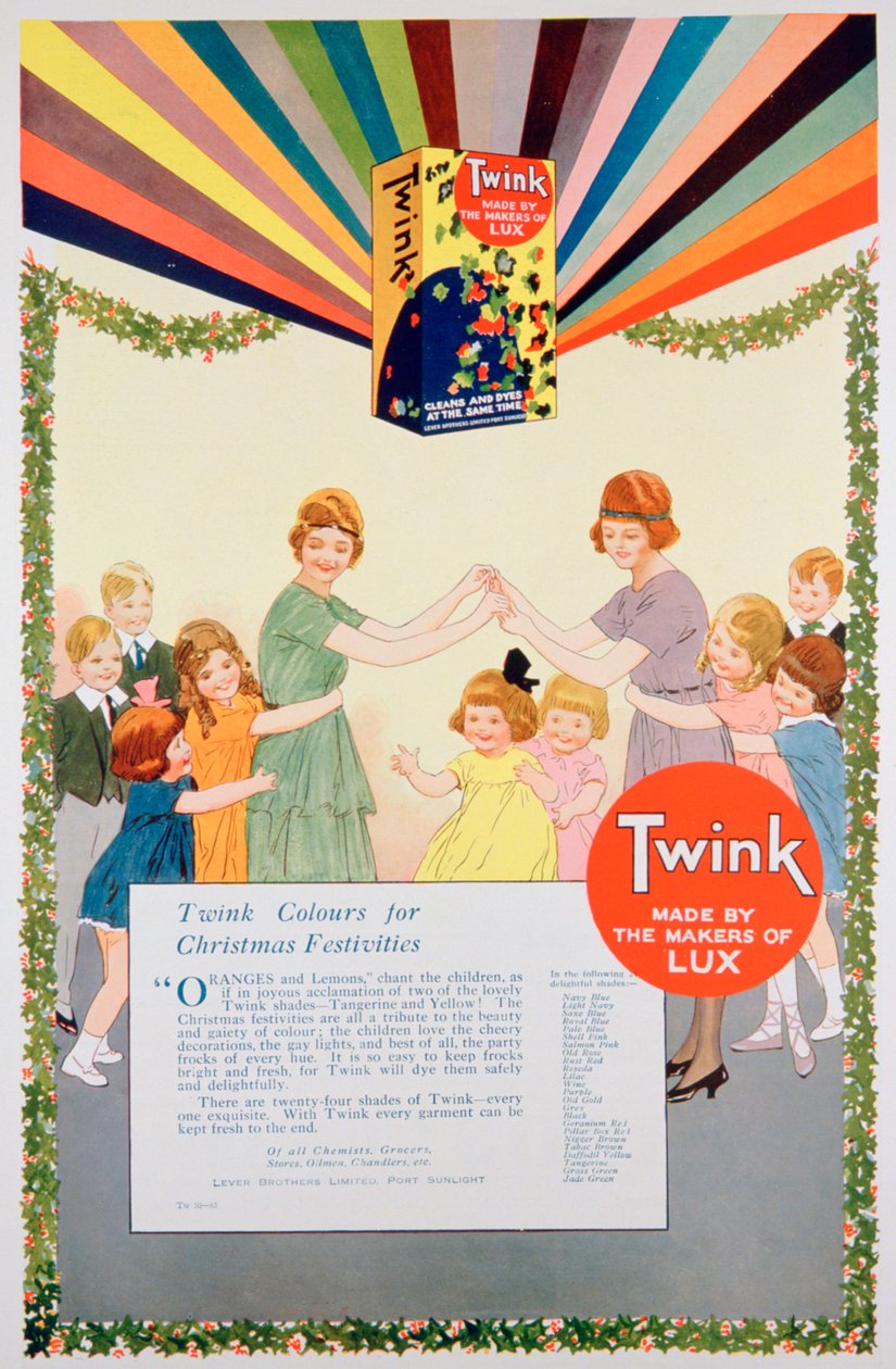 Advertentie voor Twink-verf, 1922 door Unbekannt
