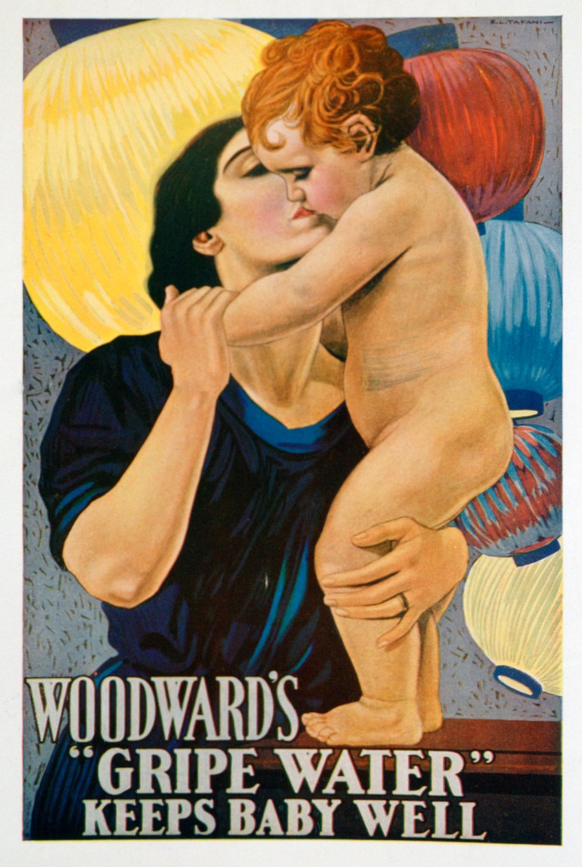 Advertentie voor Woodwards Gripe Water, 1922 door Unbekannt