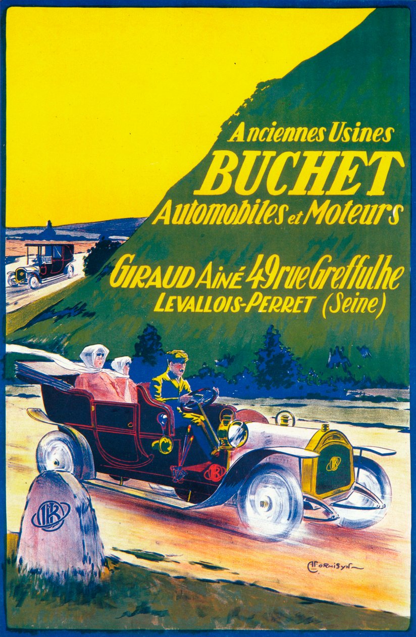 Advertentie voor Buchet auto