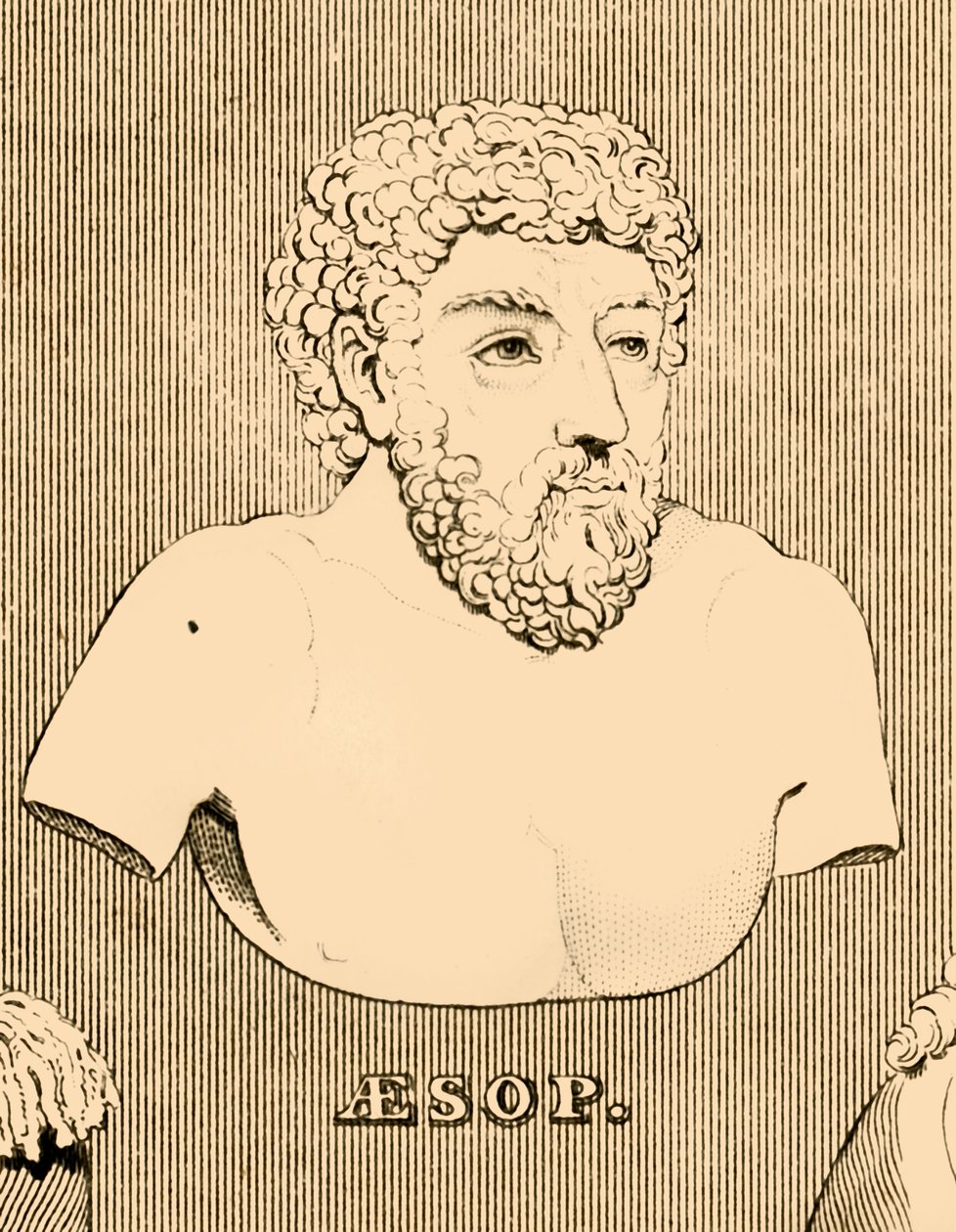 Aesopus, ca. 620-564 v.Chr., 1830 door Unbekannt