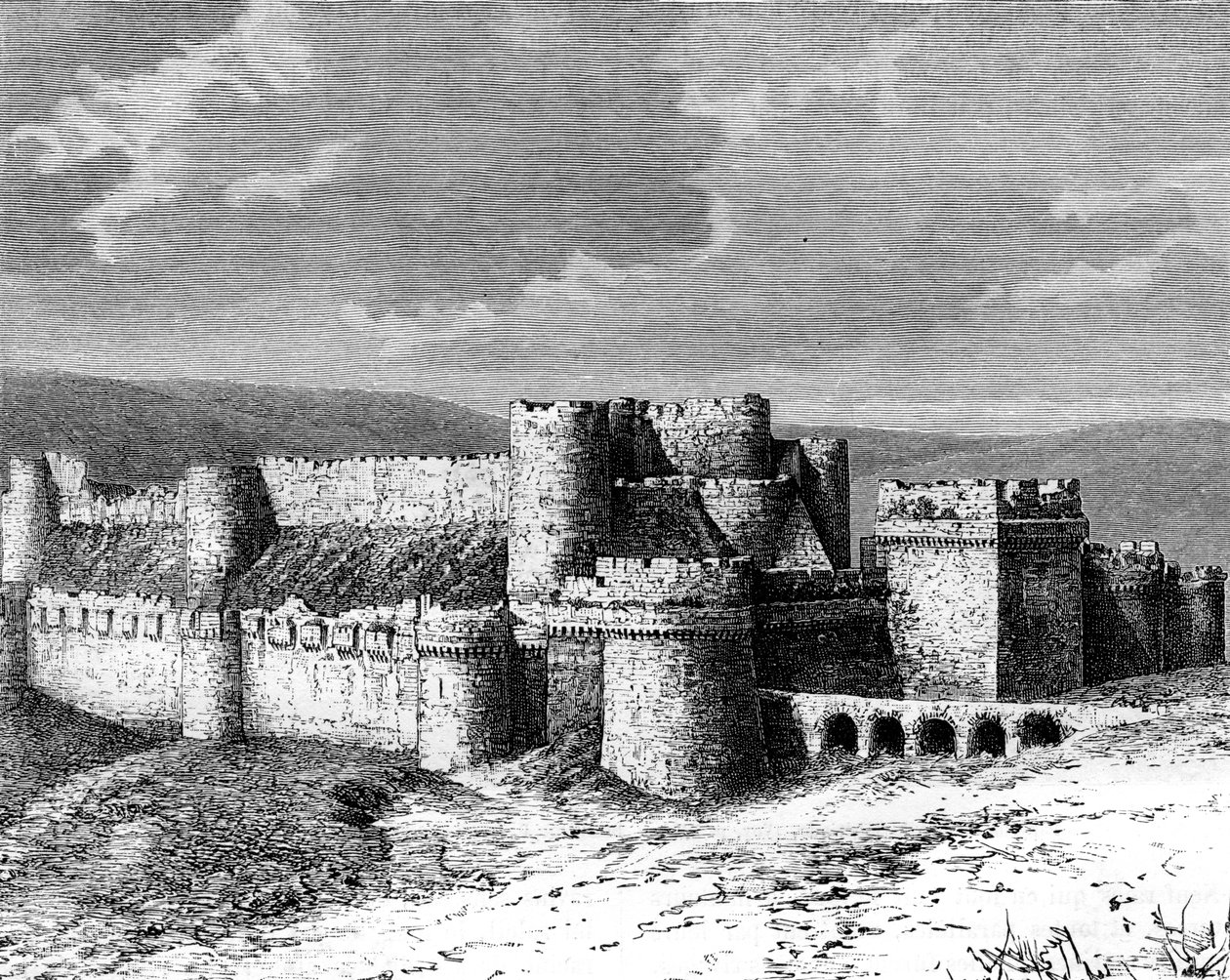 Kasteel Al Karak door Unbekannt