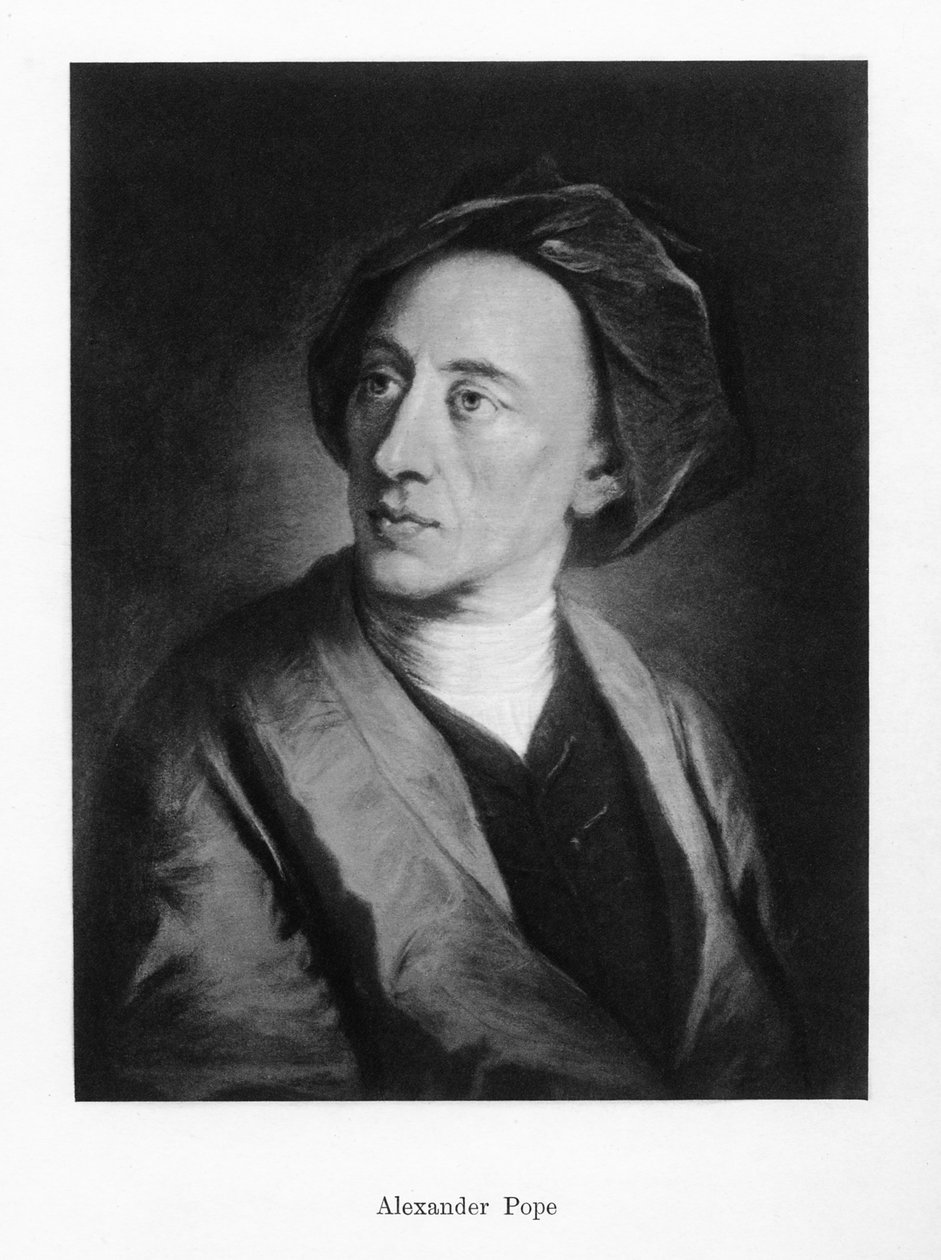 Alexander Pope, Engelse dichter, 19e eeuw door Unbekannt