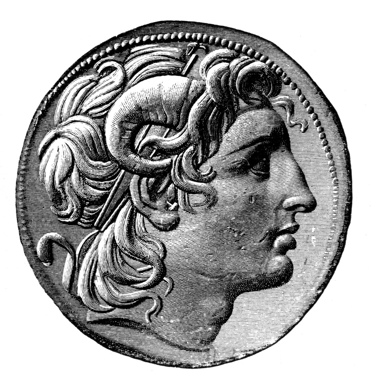 Alexander de Grote van Macedonië door Unbekannt