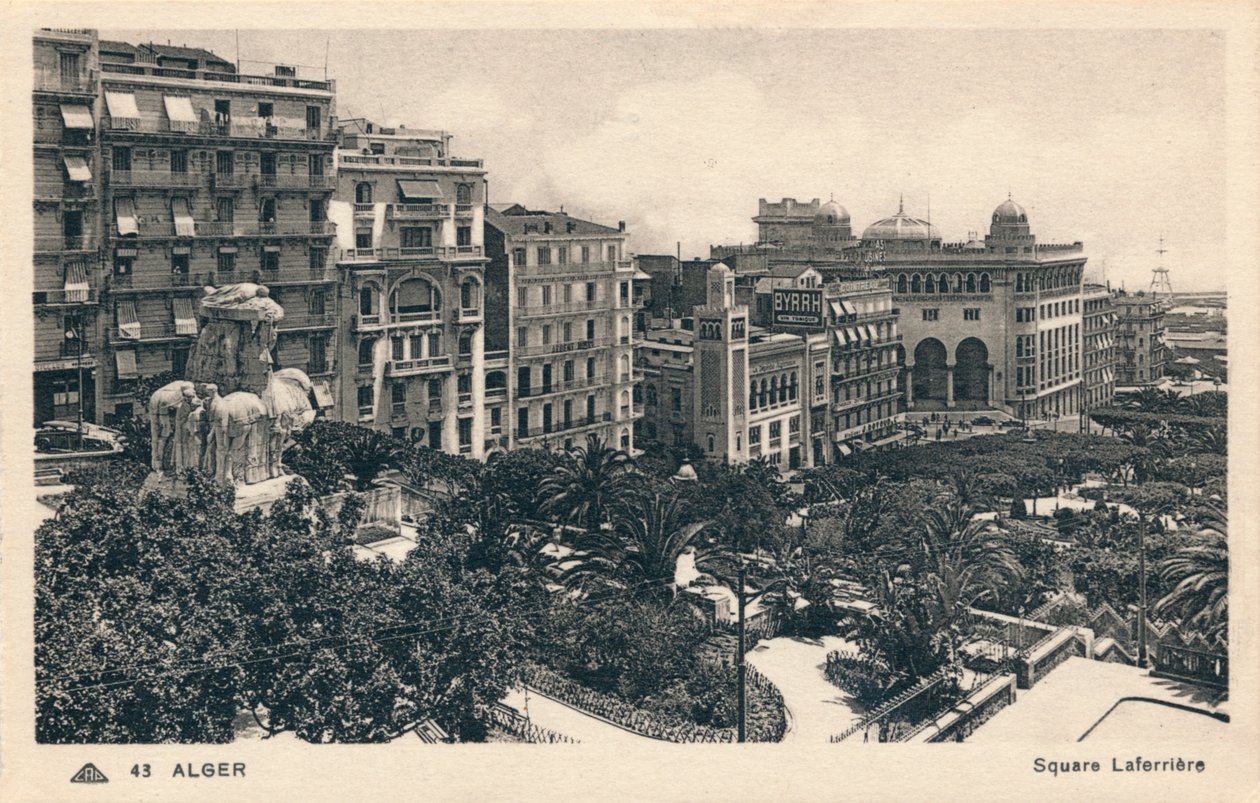 Alger - Square Laferriere, ca. 1930 door Unbekannt