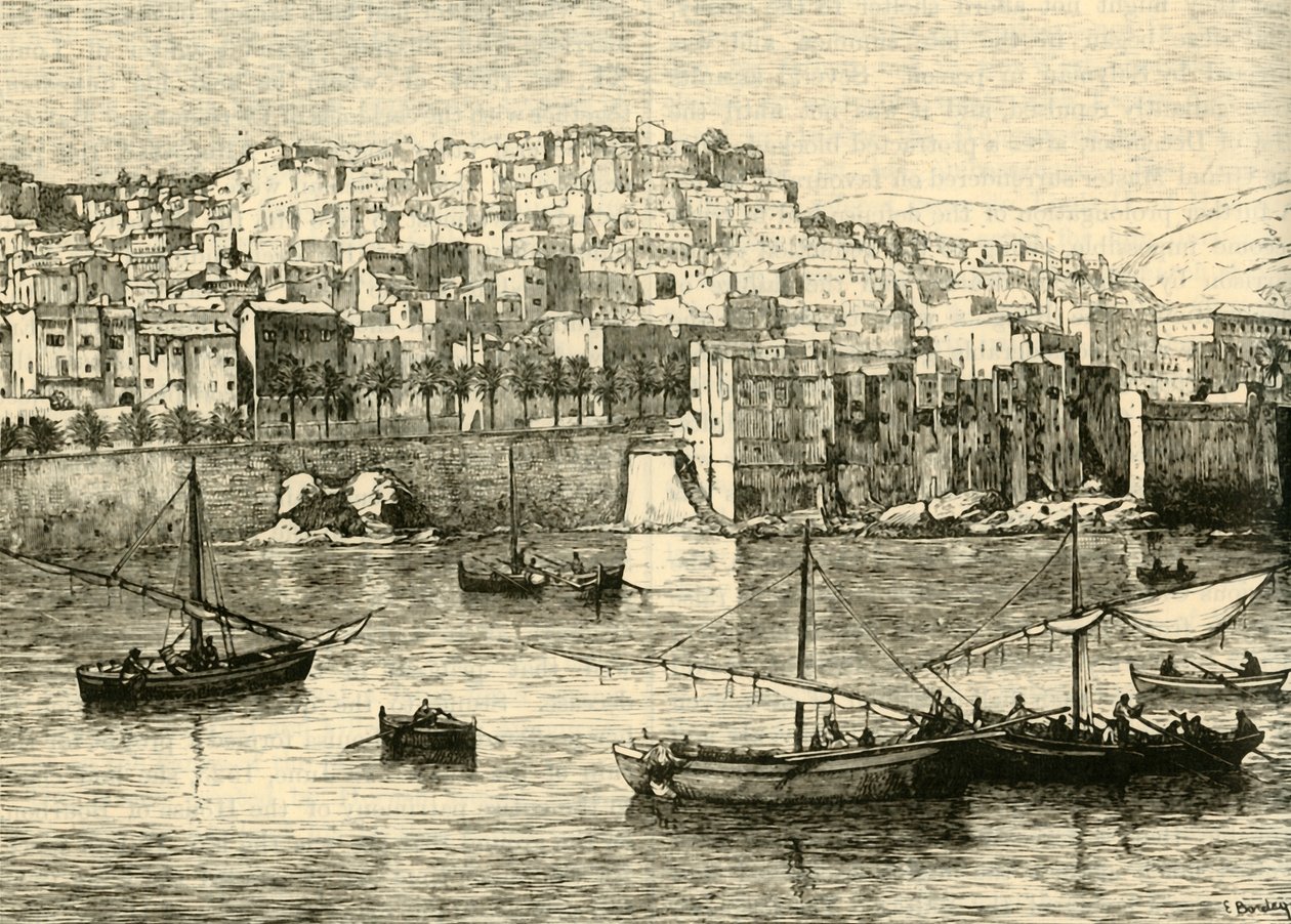 Algiers, vanaf de zee door Unbekannt