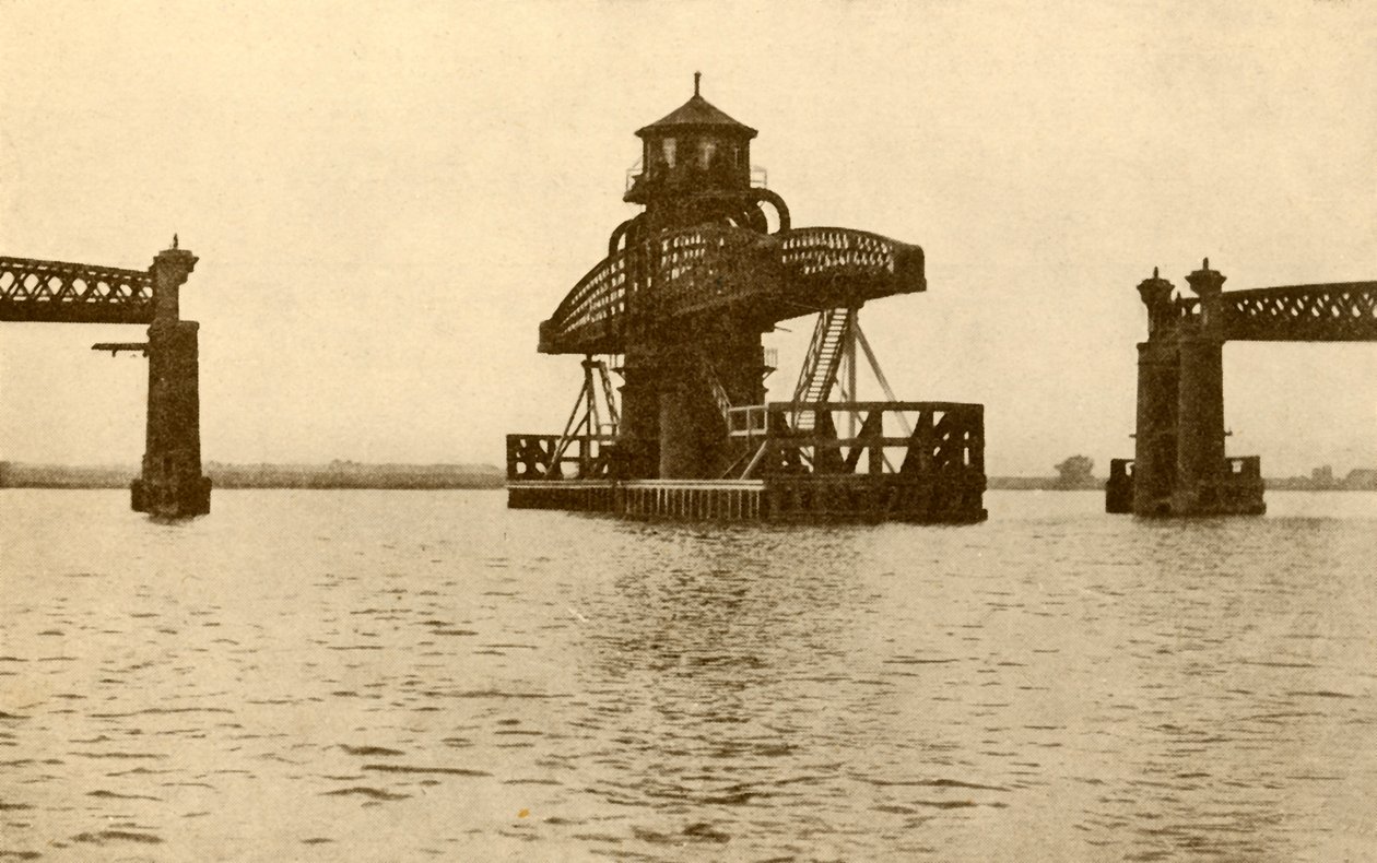 Alloa draaibrug, 1930 door Unbekannt